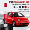 Для Fiat Abarth 500 Ремонтная ручка для краски Подкрашивание Удаление царапин Сделай сам Автоаксессуары Черный Белый Серый Зеленый Желтый Красный