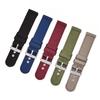 18mm 20mm 22mm 24mm Universal Nylon Watch Strap-Waterproof and Sweatproof Unisex Canvas Watch Accessories Black Strap Watch Band Samsung Watch Band