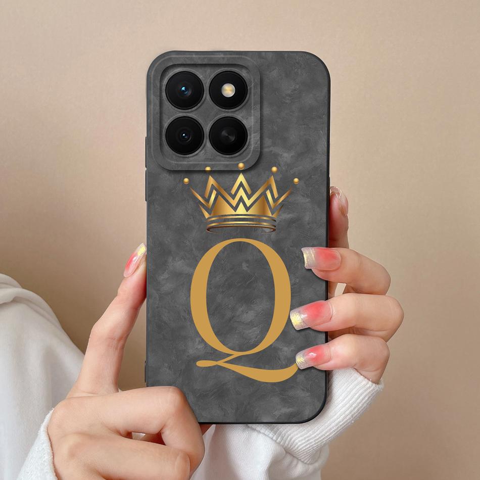 Чехол для Honor X8C 4G Волнистая текстура Буквы Полная защита Мягкий силиконовый корпус телефона Для Honor X8 C HonorX8C Задняя крышка Подарок