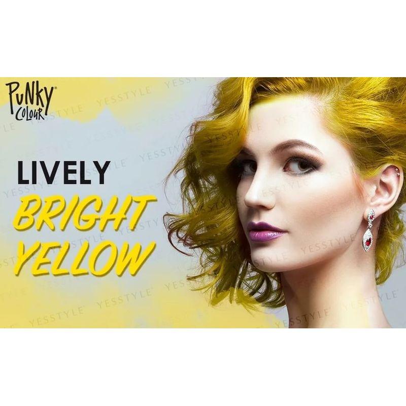 Punky Colour Полуперманентная тонирующая краска для волос Ярко-желтая