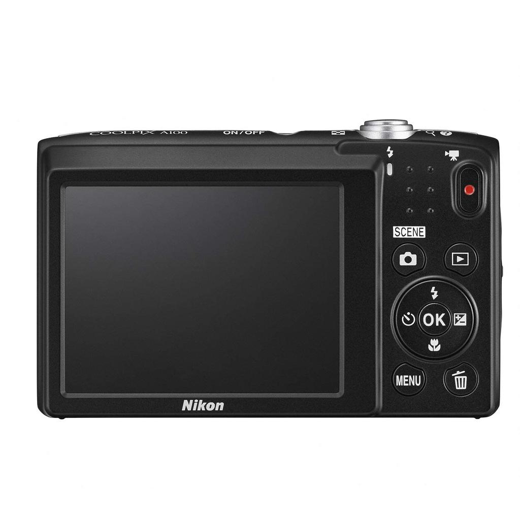 Nikon Цифровая камера COOLPIX A100, 5-кратный оптический зум, красный [Восстановленная], (A100RD)