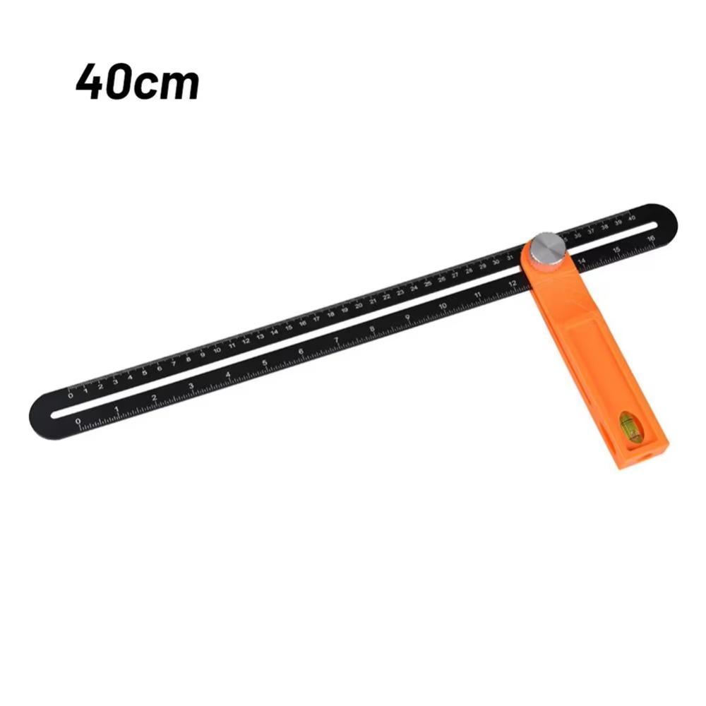 High Precision Measuring Tool Adjustable Right Angle Ruler Angle Marking Angle Ruler Woodworking