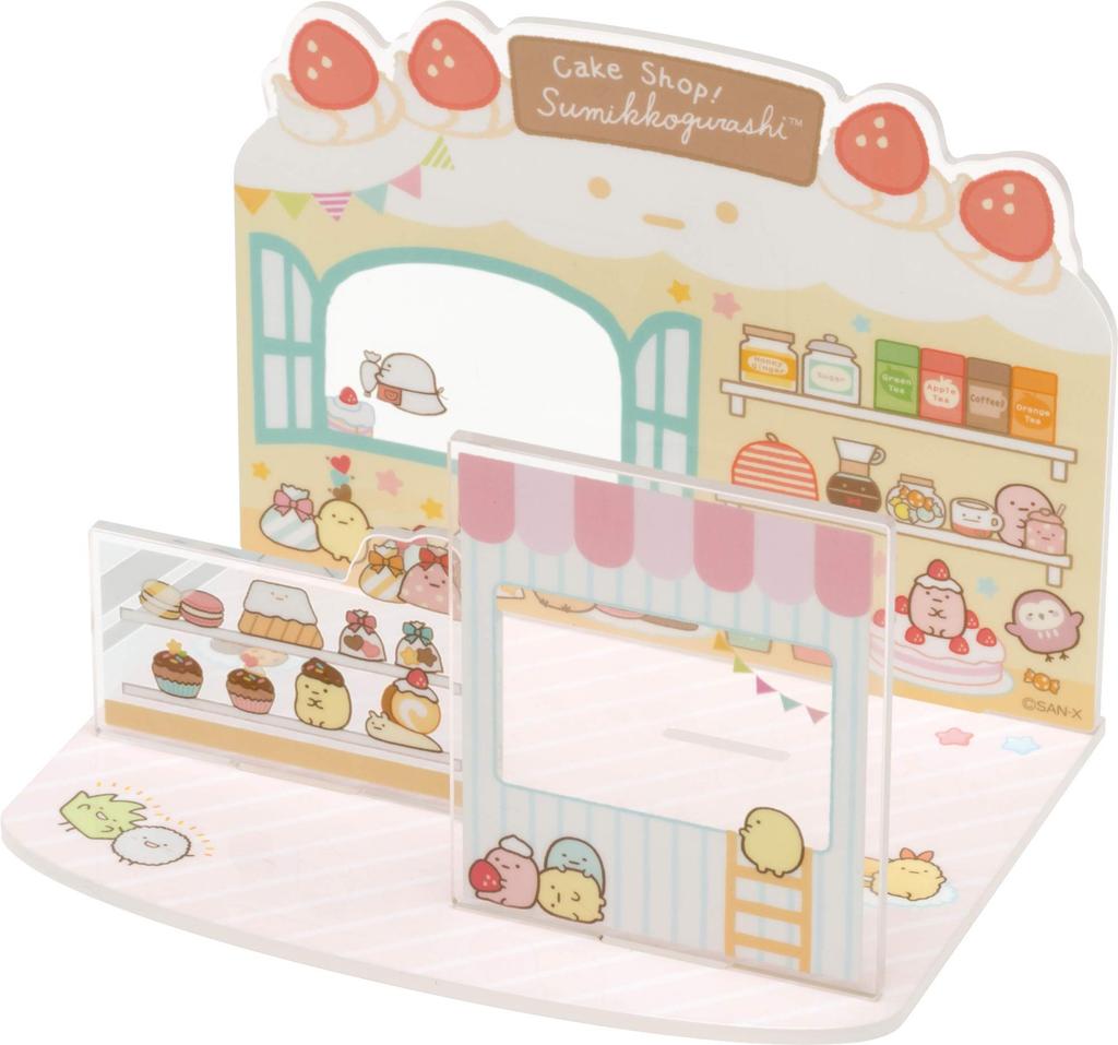 San-X Sumikko Gurashi Коллекция Sumikko Gurashi Серия Работа Игра Сцена Акриловая Подставка Кондитерская FR72501