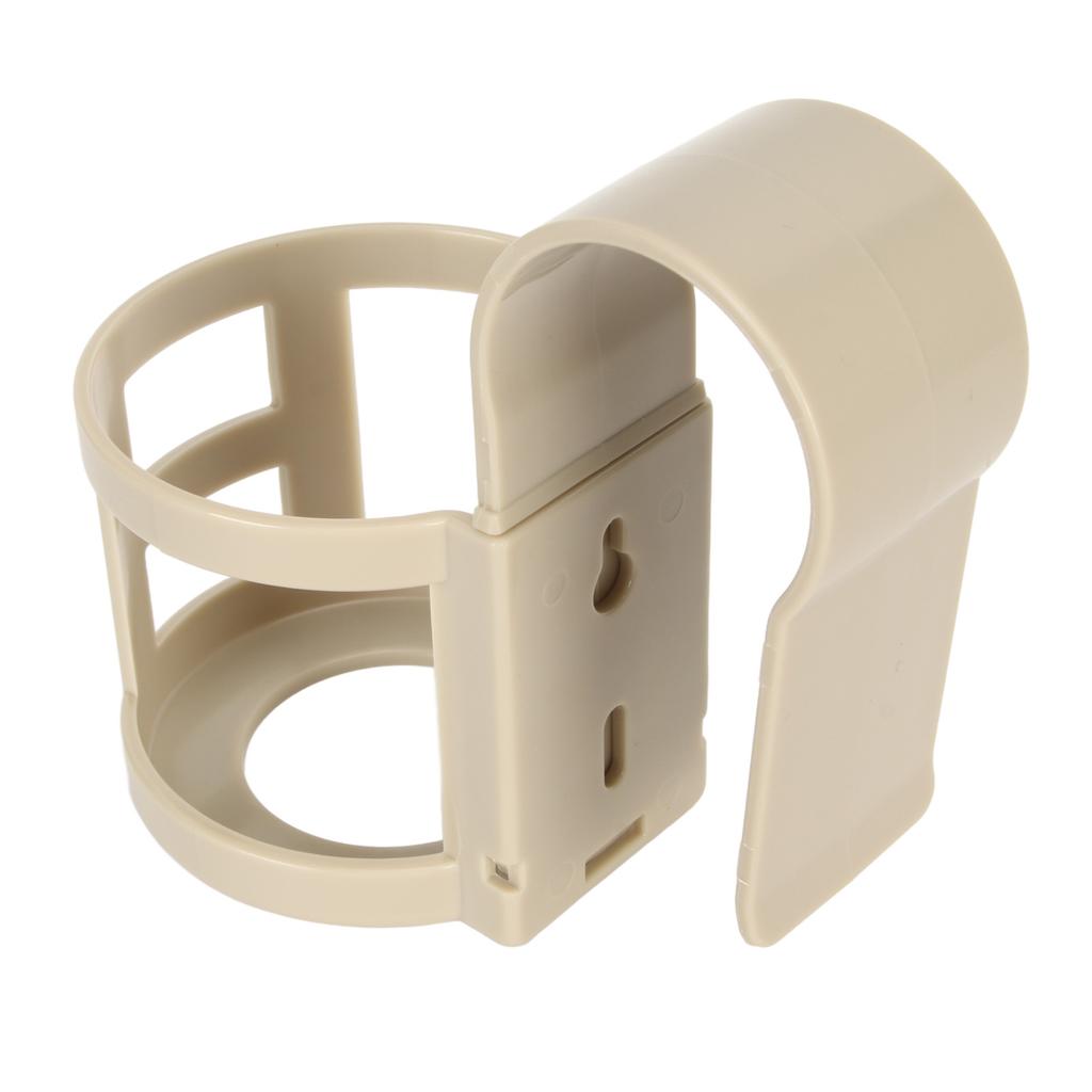 Poolside Cup Holder Multipurpose Round Shape Thickened Pool Cup Holder for Drinks Khaki