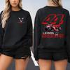 Lewis Hamilton Racing 44 Свитшот с круглым вырезом Женский Мужской Модный Свитшот с длинным рукавом Хай-стрит Оверсайз Спортивный костюм Пуловер Аниме Топы Мужские Женская одежда