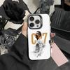 Чехол для телефона Player R-Ronaldo C-CR7 для iPhone 17,16,15,14,13,12,Pro MAX Черный Матовый Ударопрочный Чехол