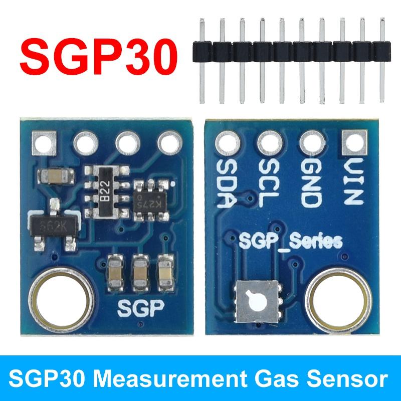 TZT SGP40 SGP30 Модуль обнаружения качества воздуха Цифровое обнаружение TVOC/eCO2 Совместим с Arduino