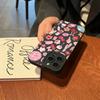 Чехол с блестящим хрустальным шаром и розовым бантом в виде вишневого узора для Redmi Note 14 13 12 11 Pro Plus 5G 12S 11S 10S Redmi 13C 14C