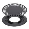Household Barbecue Pan Smokeless Round Nonstick Baking Tray BBQ Roasting Tray Kitchen Utensils