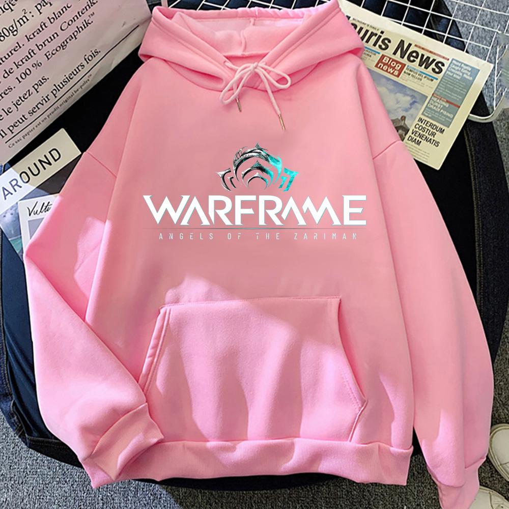 Толстовки с ЛОГОТИПОМ Warframe Комикс Игра с капюшоном Повседневная Удобная одежда Харадзюку Высококачественная Толстовка на осень/зиму С капюшоном