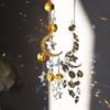 Suncatcher Crystal Rainbow Chaser Wind Chimes Moon Sun Catcher Glass Prism Outdoor Window Decor Home Garden Car Hanging Cuisine