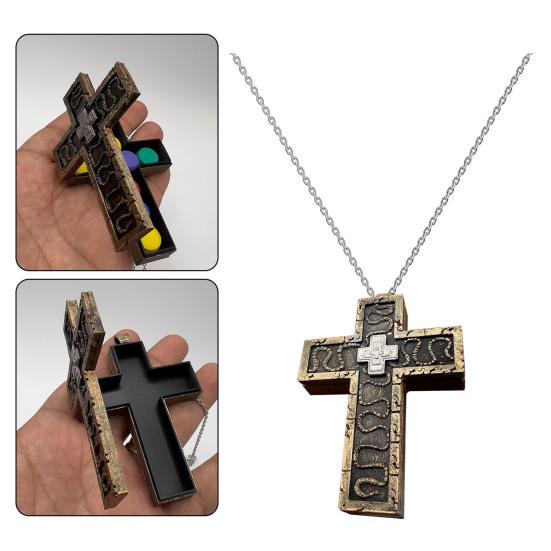 Ожерелье с секретным отделением, ожерелье с подвеской в форме персонажа «Десять», игровое ожерелье ручной работы, напечатанное на 3D-принтере