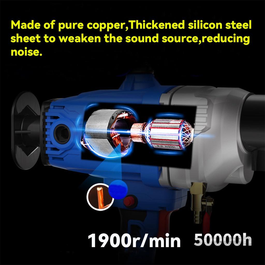 220V 4300W 120mm Electric Diamond Core Drill Dry Wet Water Drill with Handle Handheld Concrete Core Drilling Machine