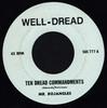 7inch Record MR. BOJANGLES / JOE WHITE - Ten Dread Commandments / This Is Th SUC777 Well Dread 1977 US Reggae, Ska & Dub Used