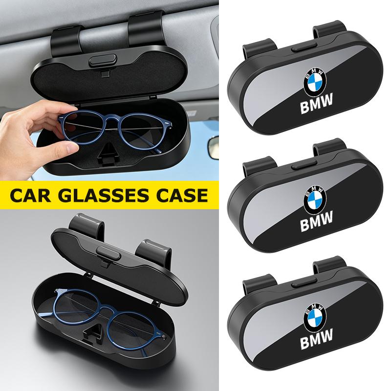 Car Sun Visor Glasses Case Organizer Sunglasses Box Visor Sunshade For BMW M Performance E36 E46 E60 E90 E91 E92 E93 F30 F20 RDE3