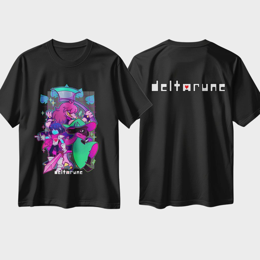 Игровая футболка Deltarune Подарок Бердли С принтом Графическая Унисекс Повседневная Хлопок Круглый вырез Мужчины Женщины Уличная одежда Футболки Короткий рукав - M...
