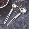 Elegant Silver And Colorful 304 Stainless Steel Long Handle Measuring Spoon Set