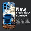 Чехол для телефона S-Scania TruxES для iPhone 16 16e 15 14 13 12 11 Plus Mini Pro Max Мягкий черный Ударопрочный чехол