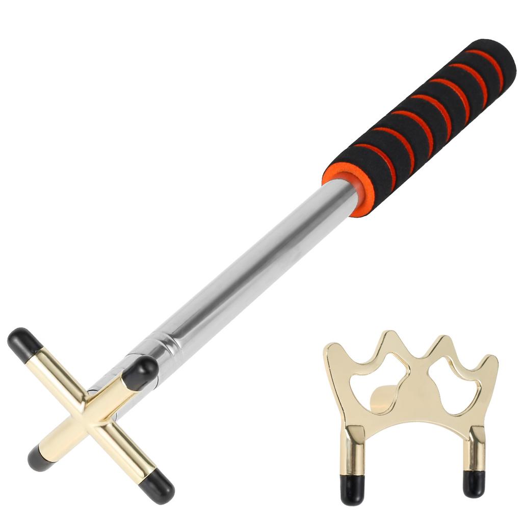 Retractable Billiard Bridge Stick Pool Table Billiards Cue Bridge Stick with Replaceable Bridge Head 12.8-60" Expandable Pools
