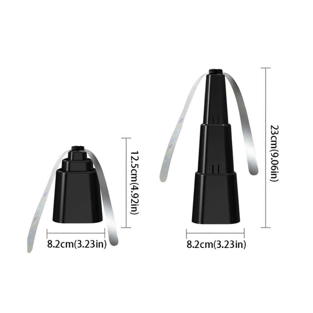 Two Leaf Portable Mosquito Repellent Fan Battery Powered Fly Repellent Fan  Home Use