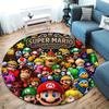 Super Mario Round Area Rug Carpet Rug For Living Room Bedroom Sofa Playroom Decor Nonslip Floor Mat
