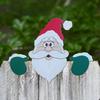Рождественское украшение-подглядывающий забор Санта Снеговик Гном Рождественское украшение Сделай сам Рождественский Сад Двор Уличное Искусство Знак Украшение