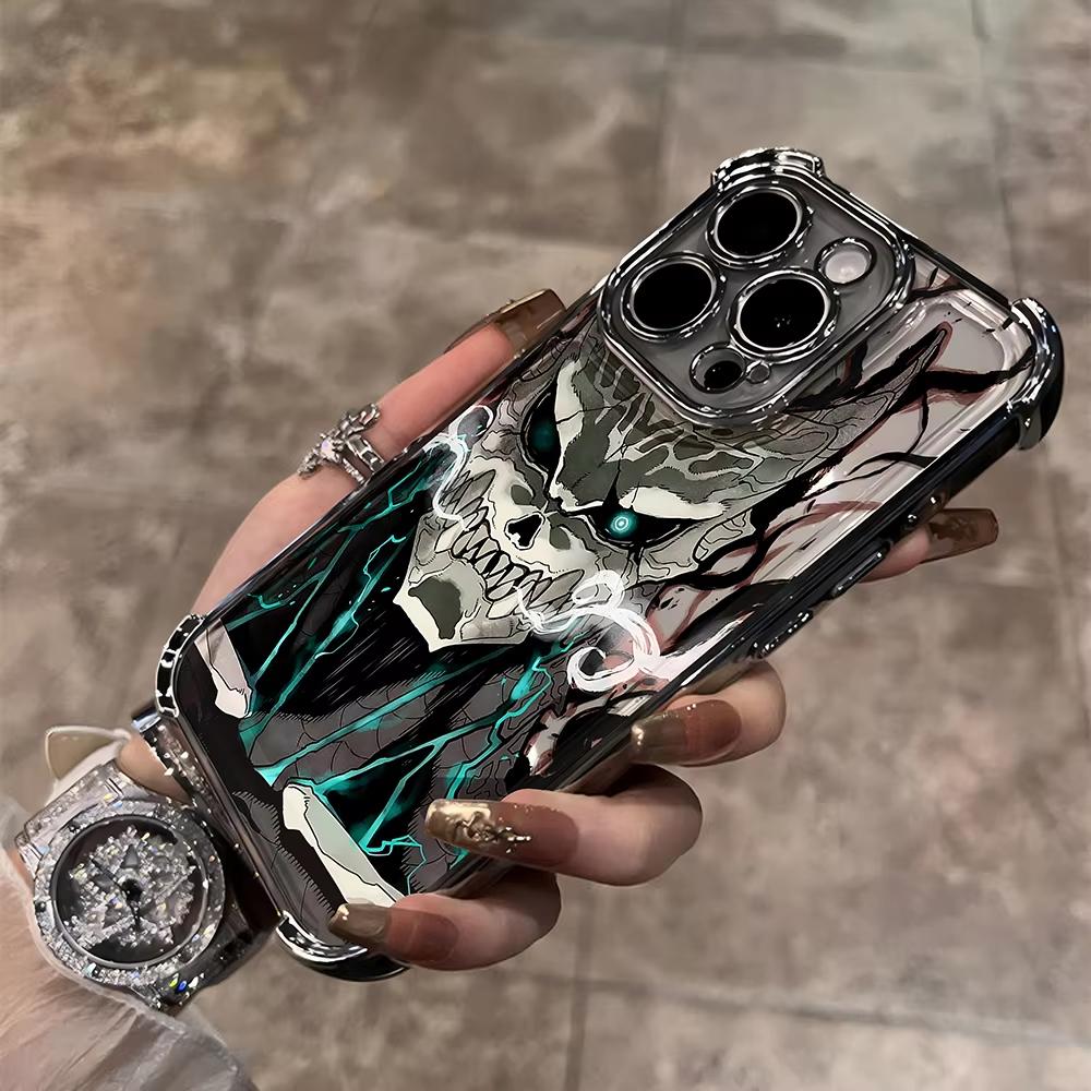 Чехол для телефона Аниме Kaiju No 8 Кафка Для iPhone 16 e 15 14 13 12 11 Pro Max XS X XR Plus Mini SE 2020 2022 Покрытие Coque Funda