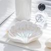 Sea Shell Shape Shell Storage Box Ceramic Soap Dish Creative Swan Soap Case  Bathroom Accessories