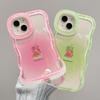 Подходит для Apple 15pro Чехол для мобильного телефона iPhone 14 Summer Smudge Watermelon 13 Wave Edge 12 Invisible Double Bracket X