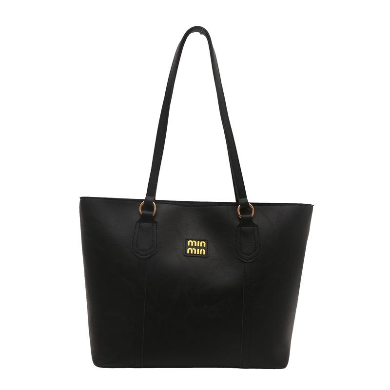 High-end Women's Large Capacity Bag New Style Simple Commuting Shoulder Bag Fashionable and Versatile Underarm Tote Bag