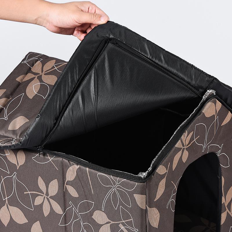 Водонепроницаемая кровать для домашних животных из ткани Оксфорд для собак и кошек – Стиль палатки для улицы