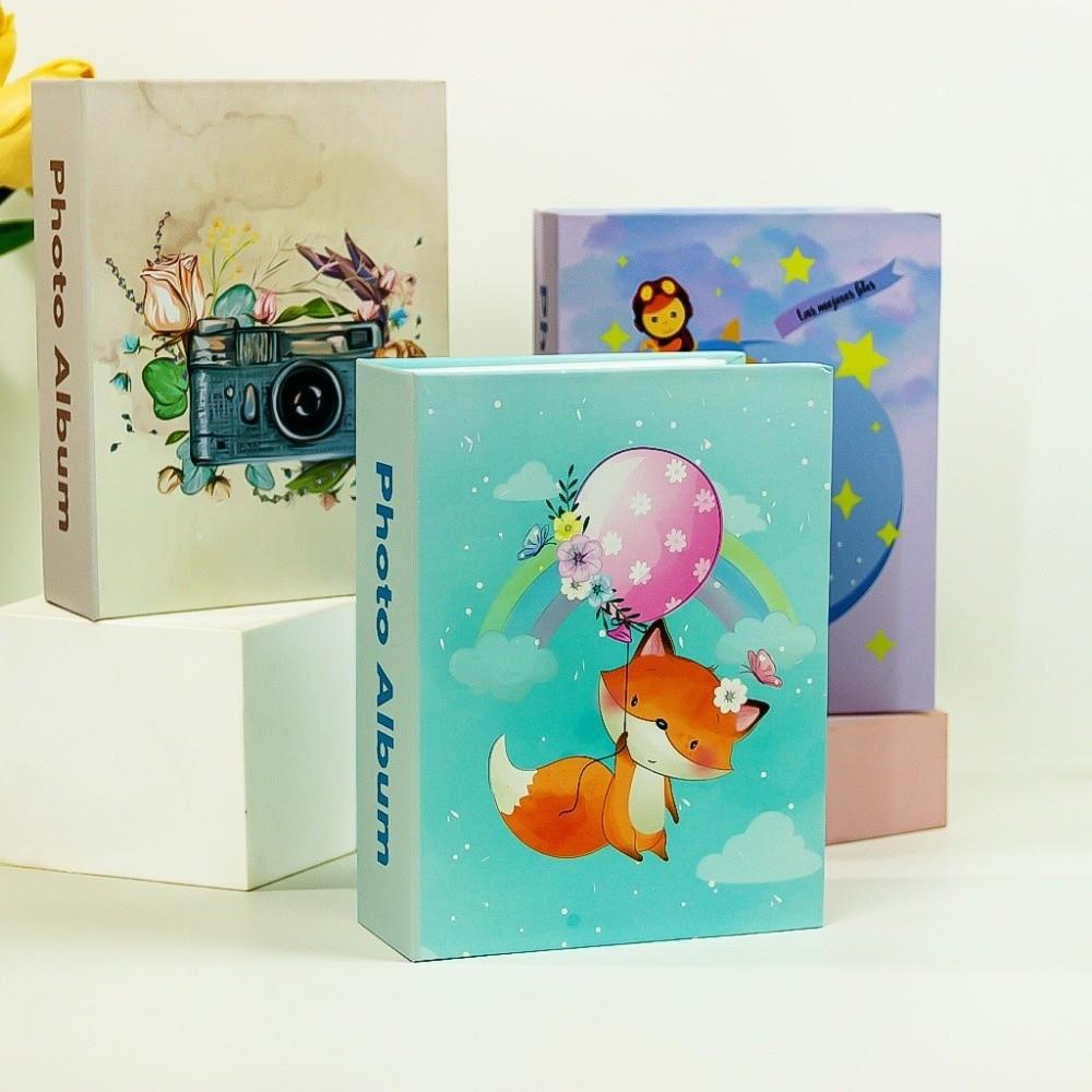 6 Inch 100 Pockets Scrapbook Album Laminated Slip-in Picture Albums  Baby Growth Record