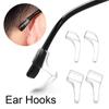 10pairs Grip Eyeglasses Holder Eyewear Silicone Transparent Ear Hooks Anti Slip