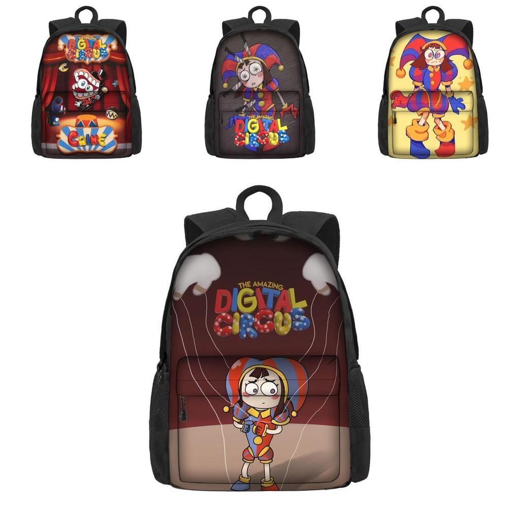 The Amazing Digital Circus School Bag For Boys And Girls Breathable And Durable 3rd-4th Grade Trendy And Cool Style Polyester Material