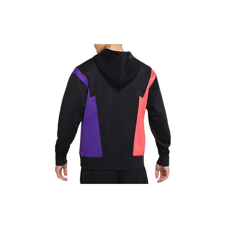 Jordan Dri-FIT Zion Вязаная быстросохнущая толстовка с принтом, мужские топы, черные DH0583-011