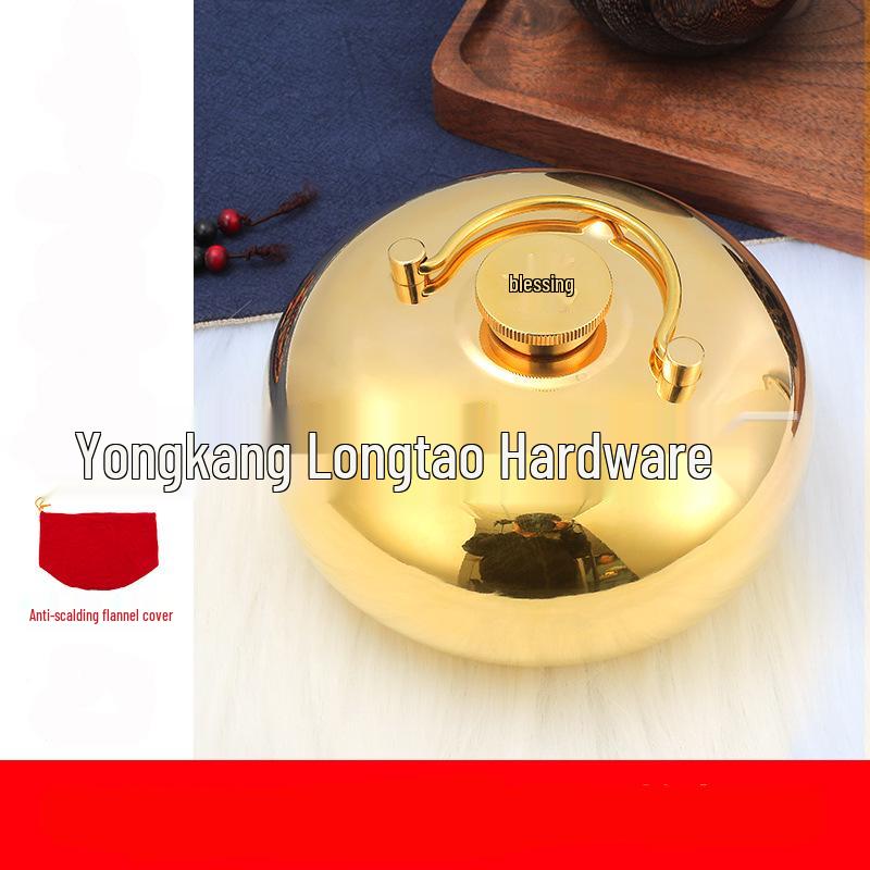 Jitao Yu Pozi Чистая медная грелка с водой Массажер для рук и ног в стиле ретро