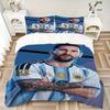 Argentina Football Star Print 3Pcs Bedding Setduvet Cover With 2 Bedropillowcase Home Birthday Gift