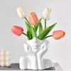 Creative Portrait Vase Minimalism Half Face Portrait Decoration High Qualitu Vase  Decorative