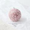 Pink Christmas Tree Ornaments Foam Ball Gift Christmas Ball New Xmas Tree Hangings Pendant