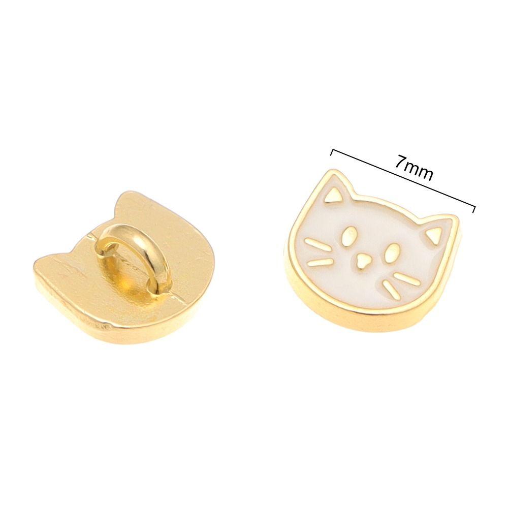 Shoes Sewing Accessories Ultra-small Buckle 1/6 Dolls Clothing Doll Belt Buckles Doll Cat Buttons