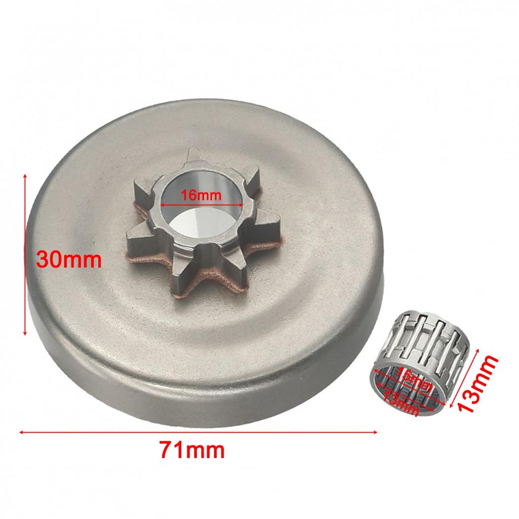 7T Крышка сцепления Барабан Звездочка цепи Для 340 С игольчатым роликовым подшипником