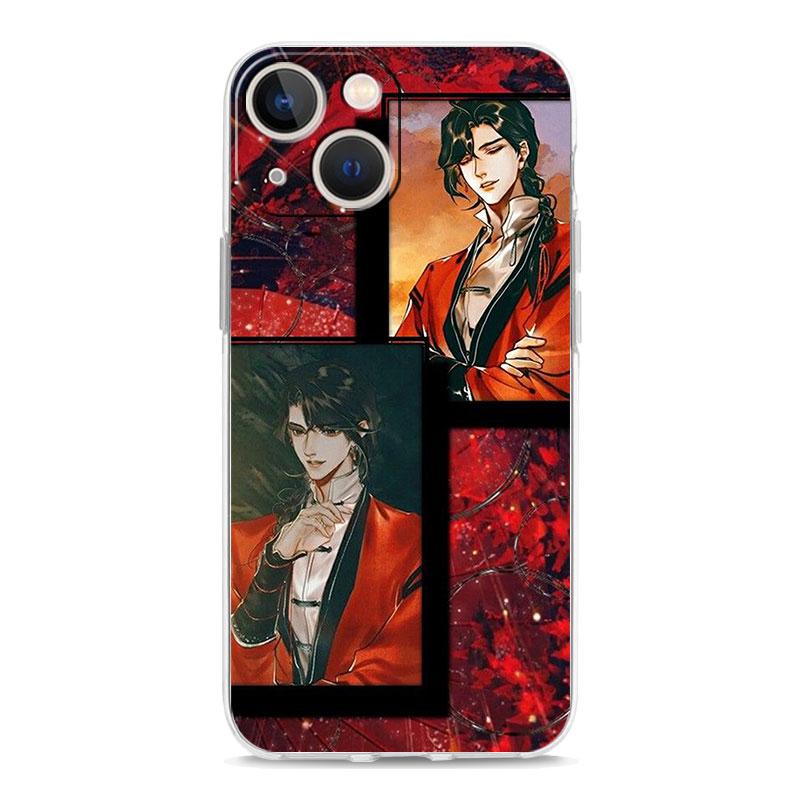 Чехол для телефона iPhone 18 15 14 13 12 Mini 11 Pro Max XS X XR 7 8 Plus Прозрачный ударопрочный ТПУ чехол Благословение Небесного Чиновника