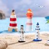 Micro-landscape Mediterranean Lighthouse Beach Landscaping Decoration Ecological Bottle Accessories Miniature Mini Ornaments