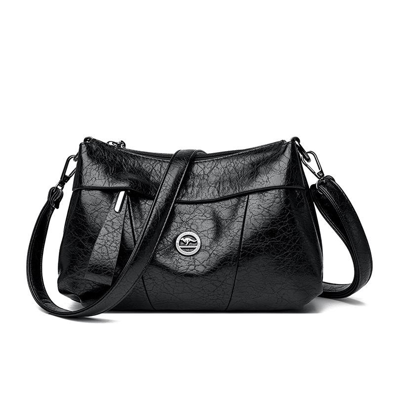 Легкая роскошная трехслойная текстура, простая и универсальная сумка через плечо, высококачественная женская сумка через плечо