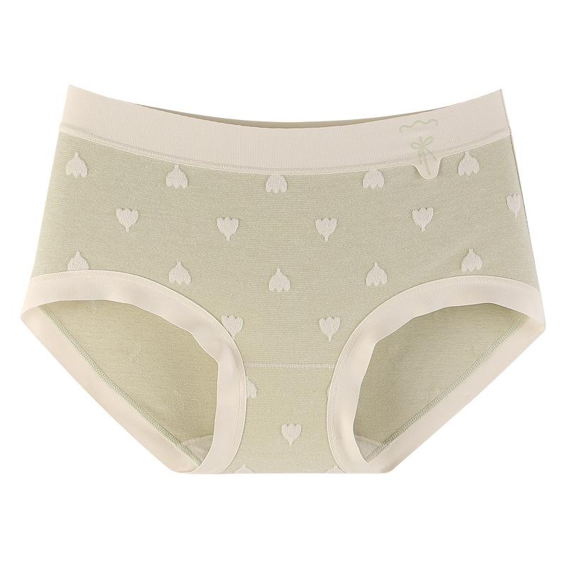 Underwear Women Cotton 7A Antibacterial Crotch Seamless Briefs Breathable Antibacterial Briefs