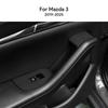 For Mazda 3 BP M3 Axela      2024 2025 Top Suede Trim LHD RHD Sticker Car Window Lift Panel Interior