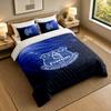 3-Piece Bed Sheet Set with Everton FC Design, 1 Flat Sheet and 2 Pillowcases for Bedroom