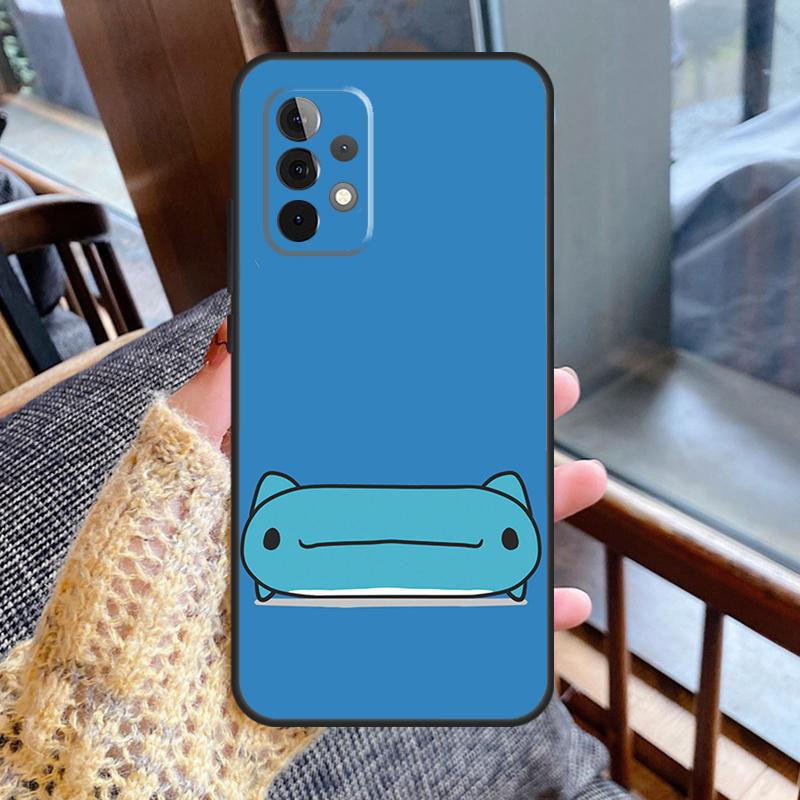 Love Comic Cat Bugcat Capoo Phone Case For Samsung Galaxy A54 A34 A24 A14 A52 A32 A12 A53 A33 A13 A51 A71 A50 A70 A52S