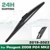 Rear Windshield Wipers Blades,Premium All-Season Wiper Blades Replacement For Peugeot 2008 P24 MK2 2019-2023