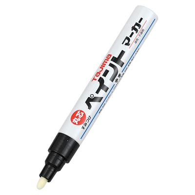 Tajima Corner Paint Marker Hard Long Gill Core Black (Средний наконечник/круглый 3,0 мм) SPEM-BLA